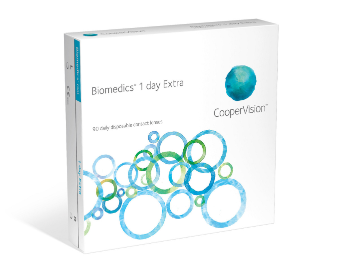 Biomedics 1 day Extra (90) SPH:+3,50/BC:+8,80/DIA:+14,20