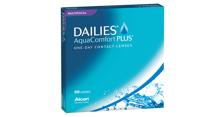 DAILIES® AquaComfort Plus® Multifocal 90er Pack High BC:+8,70/SPH:-7,25/DIA:+14,00
