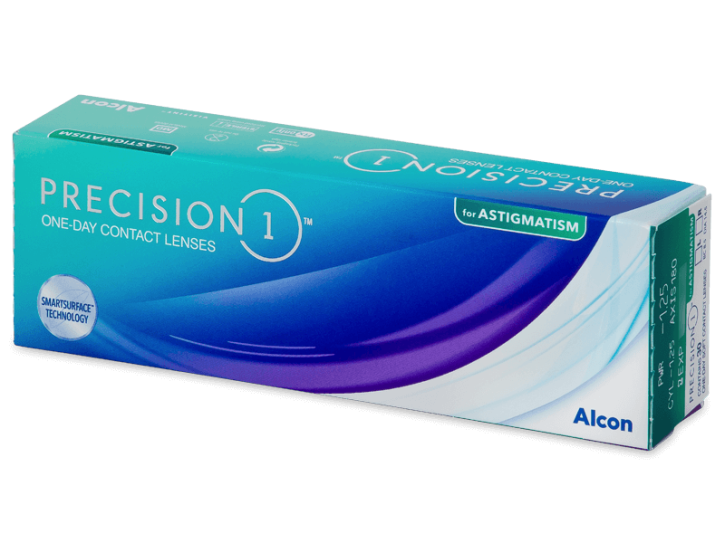 PRECISION1™ for Astigmatism 30er Pack BC:+8,50/SPH:-4,50/DIA:+14,50/CYL:-1,25/AX:+90