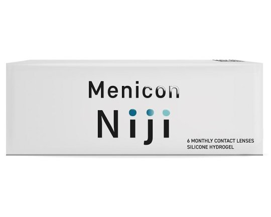 Menicon Niji 6-Pack BC:+8,00/DIA:+14,00/SPH:+15,25/MAT:Silikon-Hydrogel/SG:L