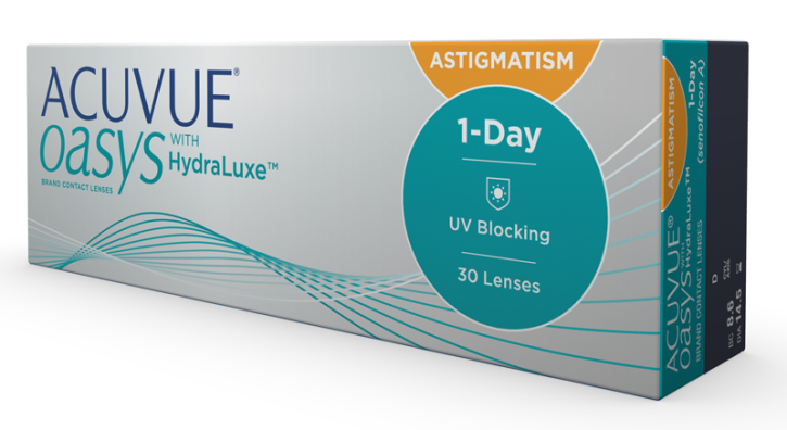 ACUVUE OASYS 1-Day for Astigmatism (30er PACK) SPH:-8,00/CYL:-1,75/AX:+80/BC:+8,50/DIA:+14,30