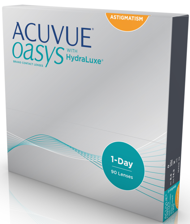 ACUVUE OASYS 1-Day for Astigmatism (90er PACK) SPH:-3,50/CYL:-2,25/AX:+10/BC:+8,50/DIA:+14,30