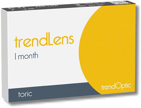 trendLens 1month toric 6-Pack BC:+8,60/SPH:-1,00/DIA:+14,00/CYL:-1,25/AX:+160